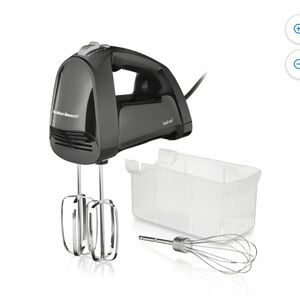 Hamilton Beach 6 Speed Hand Mixer, Quick Burst, Storage Case, New, Black, 62690